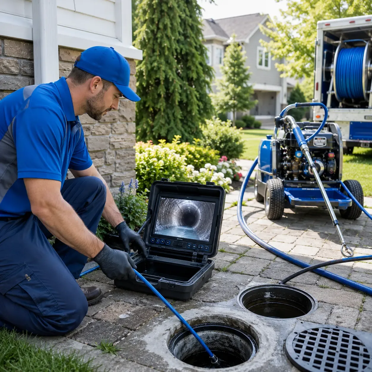 Outdoor drain cleaning professionals serving Petroleum, WV